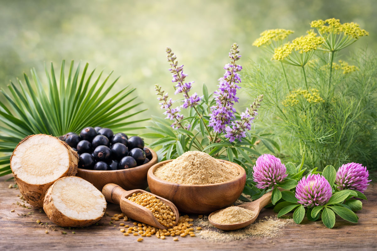 Plantes phytoestrogéniques utilisées pour la poitrine féminine